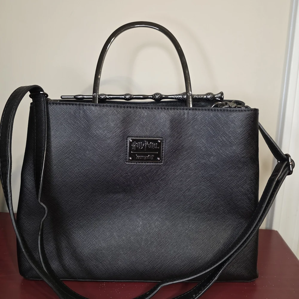 Harry Potter x Loungefly Deathly Hallows Structured Satchel - Picture 3 of 10